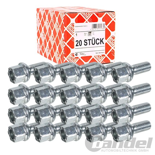 20x febi radschraube kugelbund - febi,